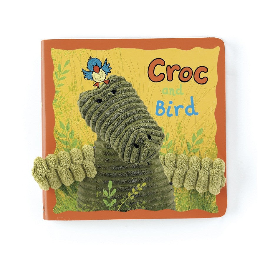 cordy croc and bird board book by jelly cat