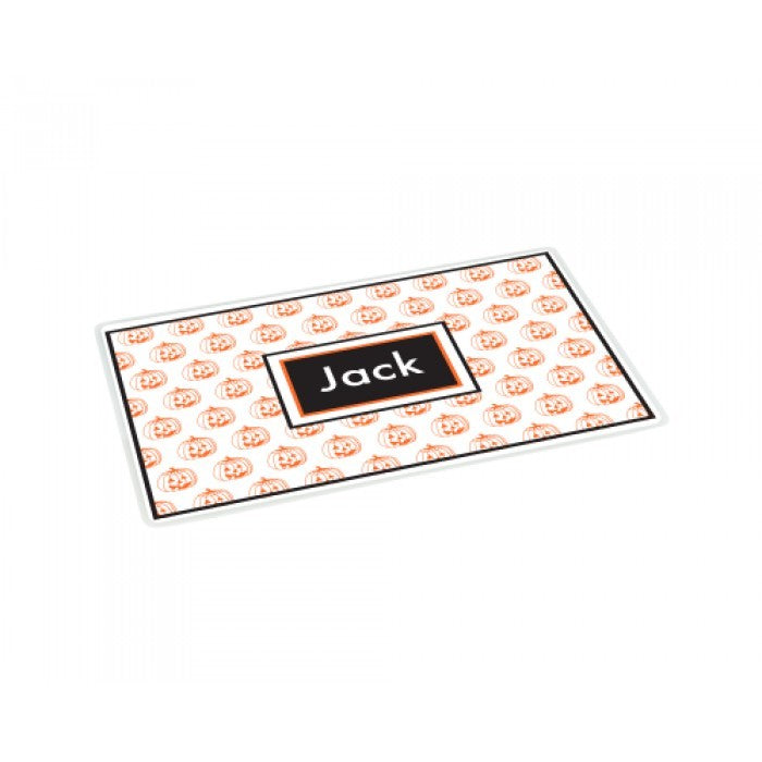 jack-o-lantern placemat