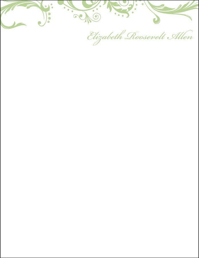 damask dreams children's stationary