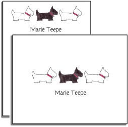 personalized everyday notes  preppy pups