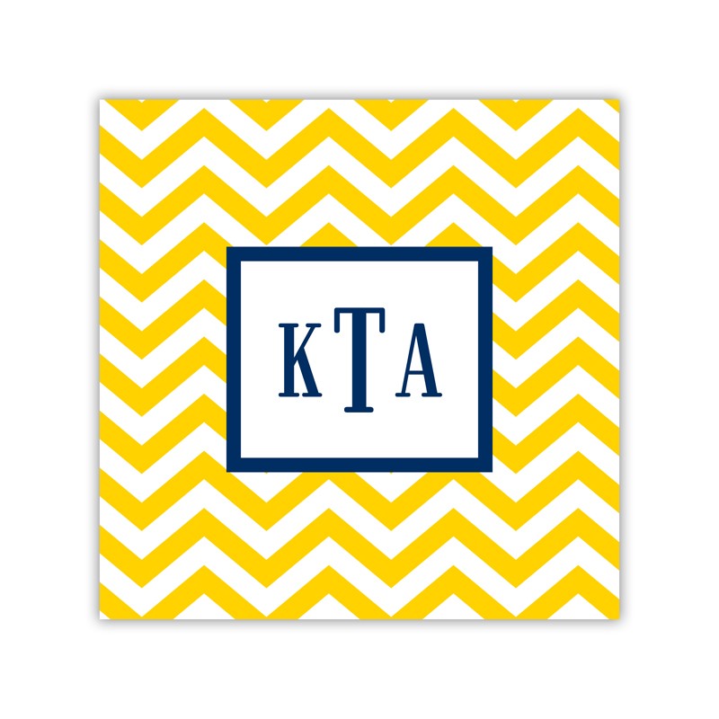 chevron sunflower square paper coaster set of 50