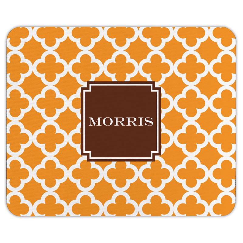 boatman geller bristol tile tangerine mouse pad