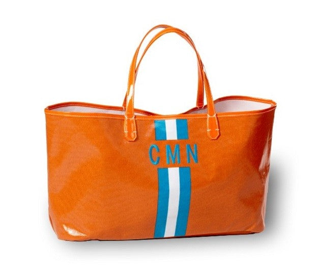 wellie market tote racing stripe