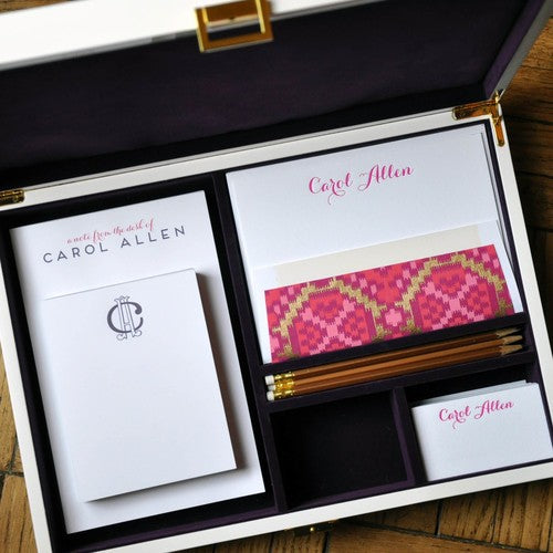 haute papier v2 purple stationery wardrobe