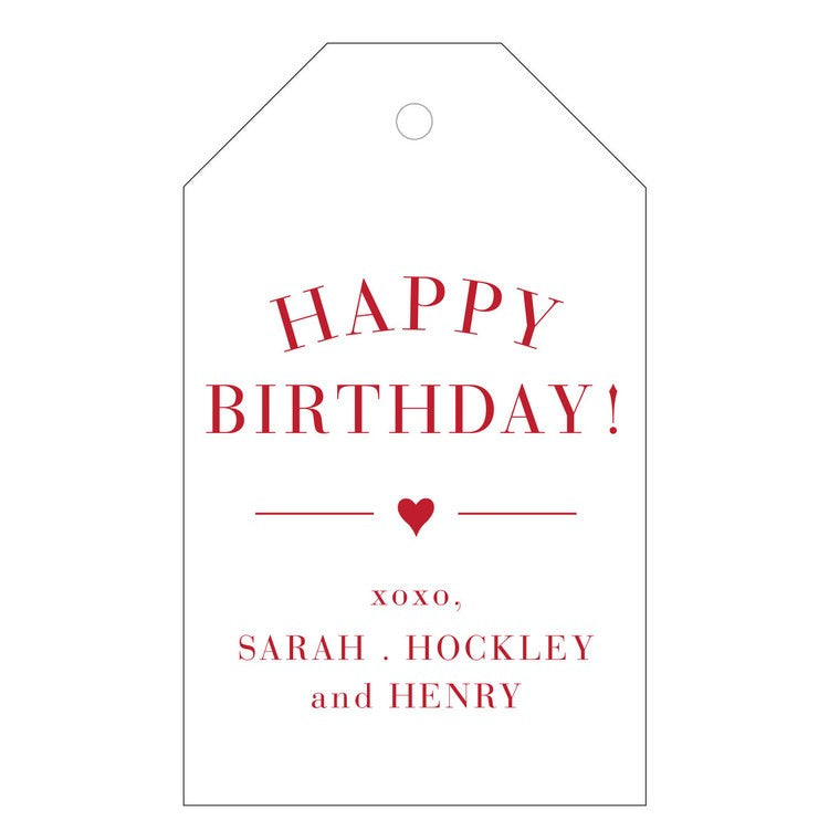 haute papier letterpress gift tag t25