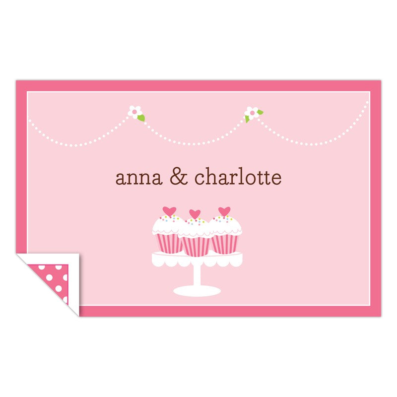 boatman geller heart cupcakes placemat