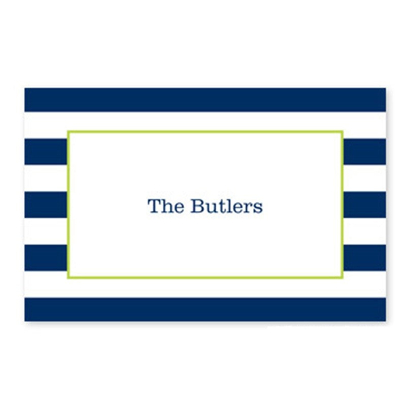 boatman geller awning stripe navy disposable placemats