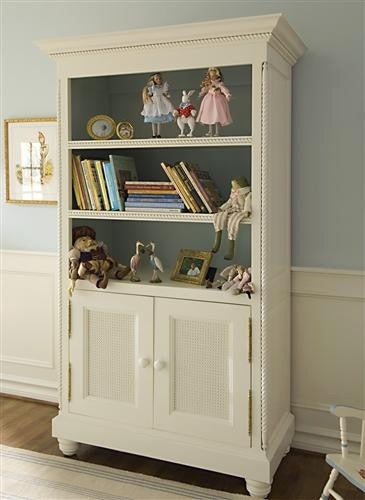 evan bookcase with doors