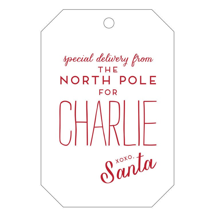 haute papier letterpress gift tag t68