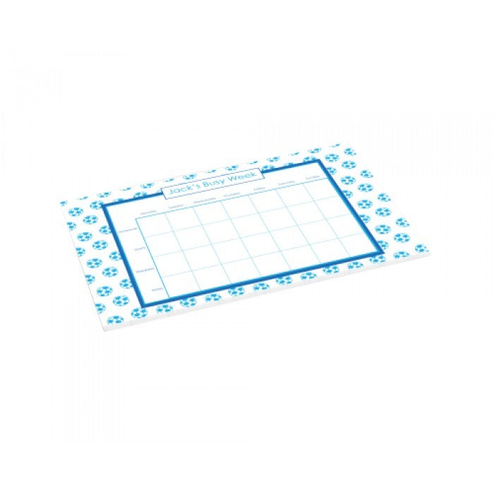 soccer schedule pad