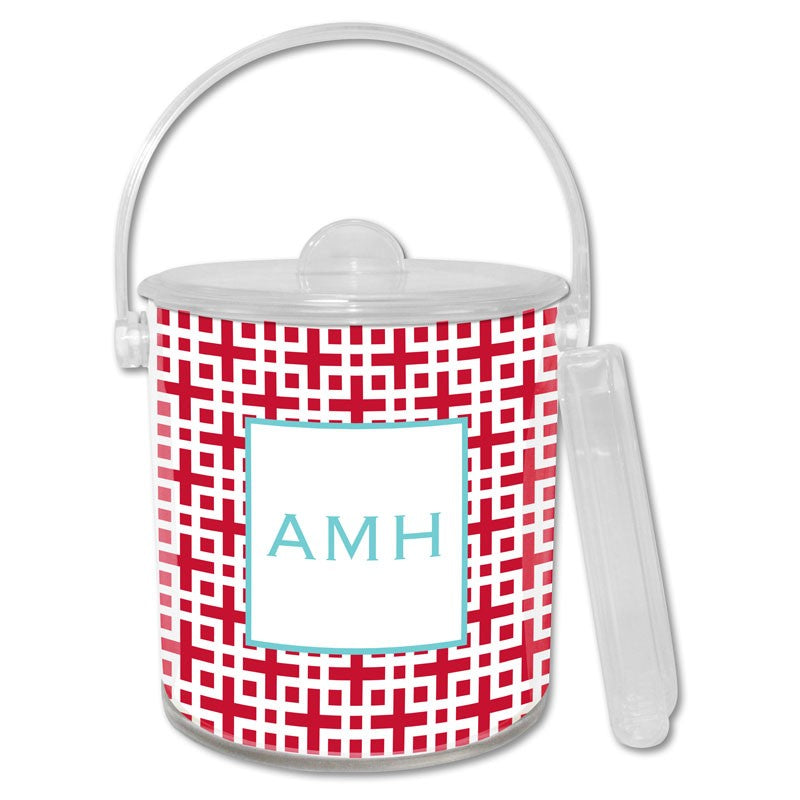 boatman geller lattice cherry ice bucket