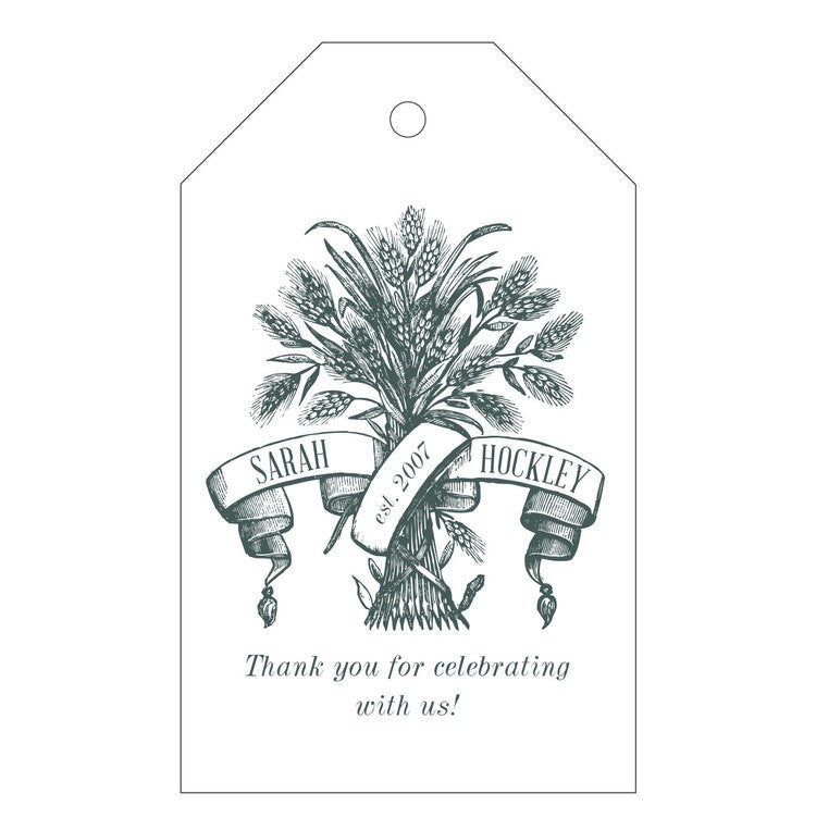 haute papier letterpress gift tag t60