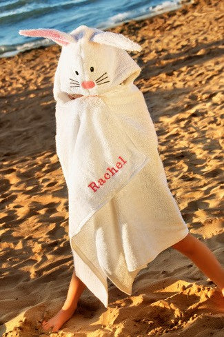 bunny hooded towel