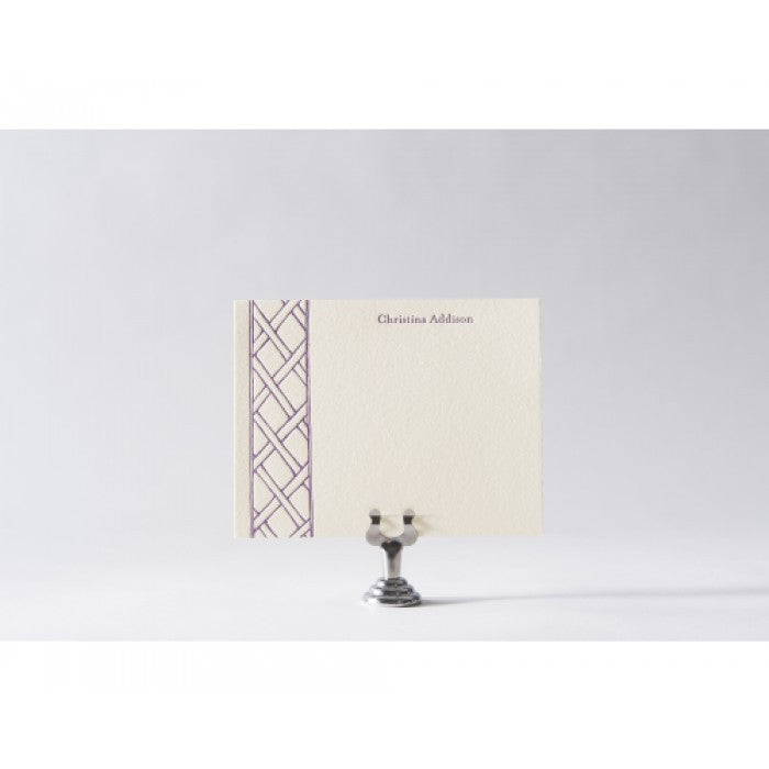bamboo lattice note cards