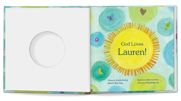 god loves you personalized storybook