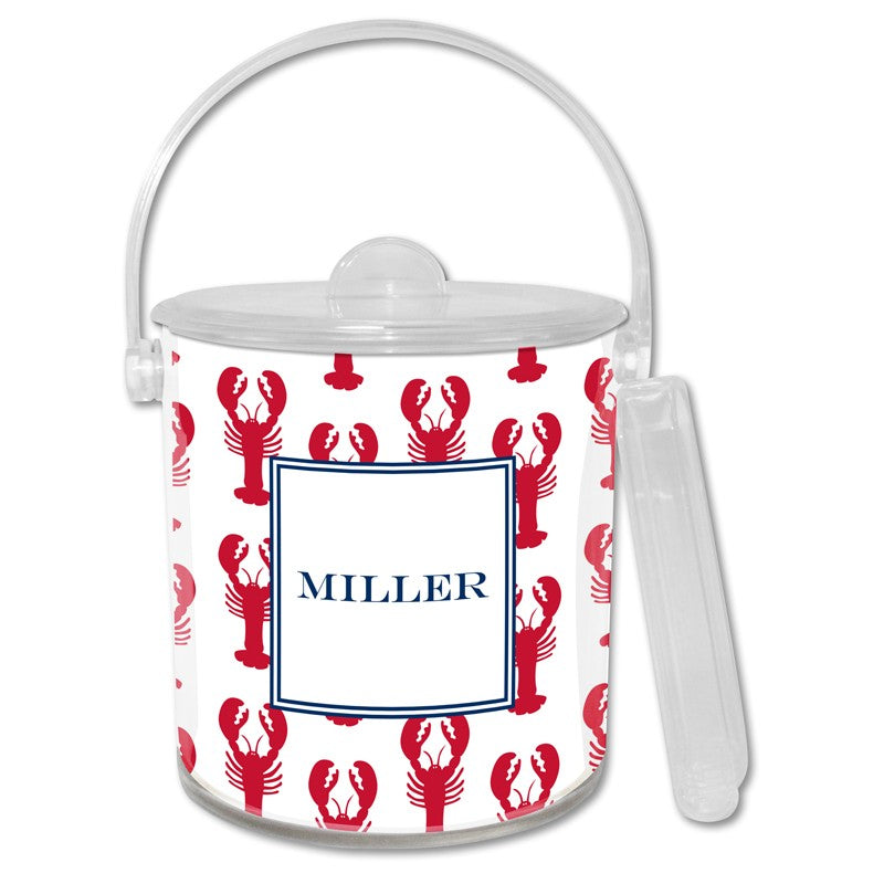boatman geller lobsters red ice bucket