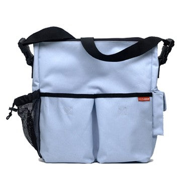 skip hop duo diaper bag - ice blue