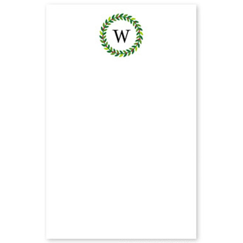 boatman geller wreath notepad