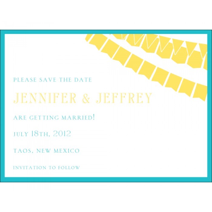 banner party rehearsal dinner invitation