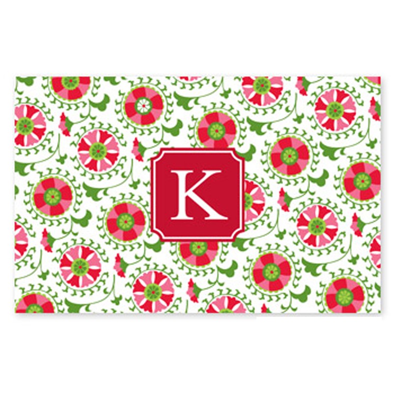 boatman geller suzani holiday disposable placemats