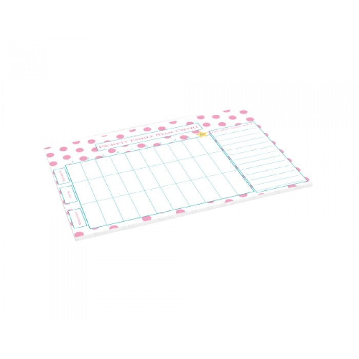star chart dusty pink dots