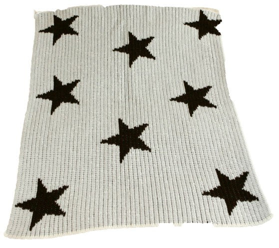 personalized floating stars full sized blanket