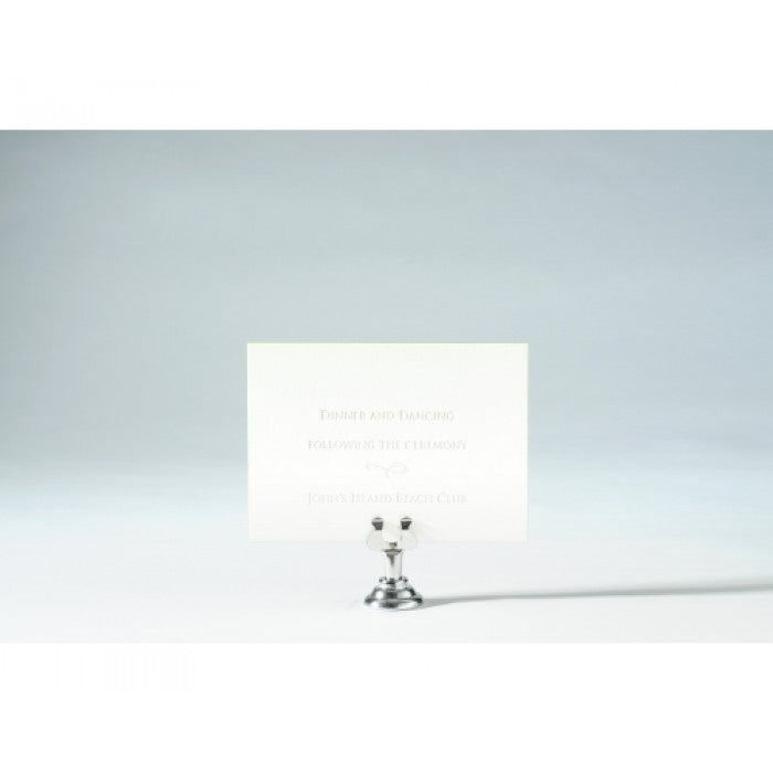 lindsey & brian wedding reception card