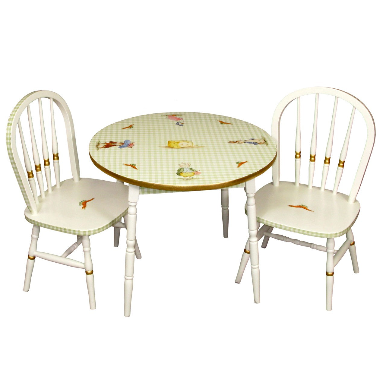 Round Play Table and Chair Set Classic Enchanted Forest