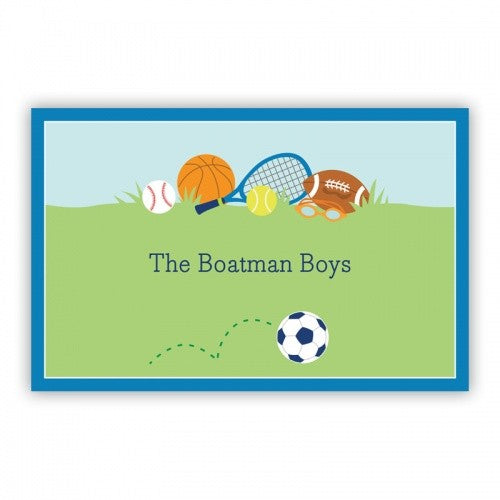 Sports Boy Disposable Placemat