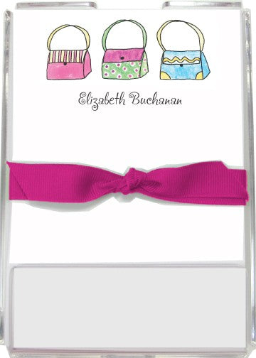 personalized memo sets  handbag haven