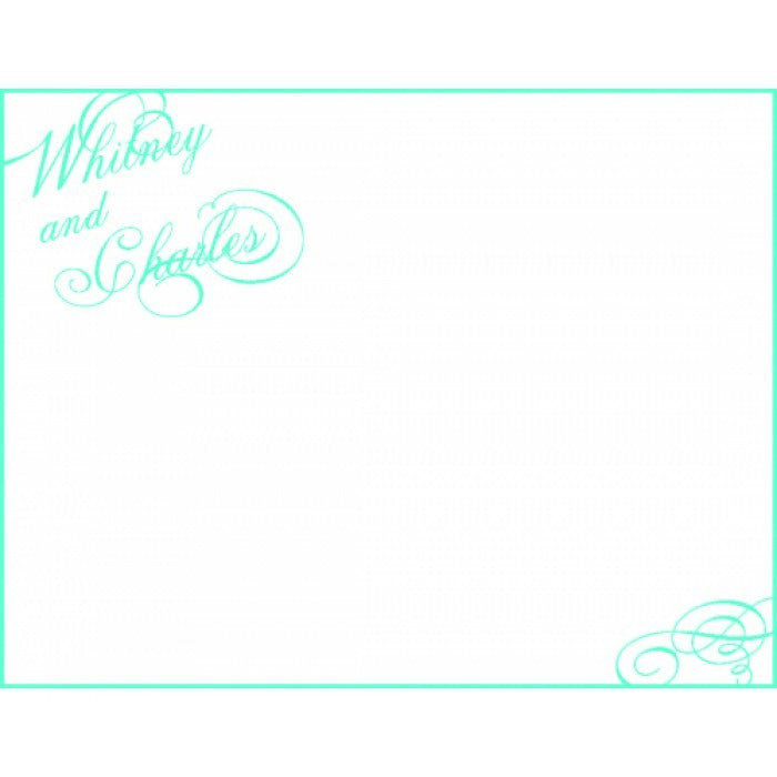 whitney & charles thank you notes