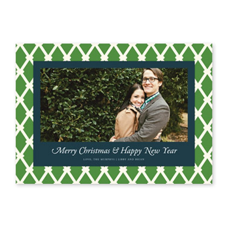 boatman geller claire green & dark navy photocard