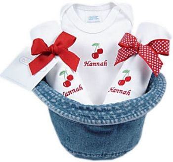 baby girl gift set - bucket hat
