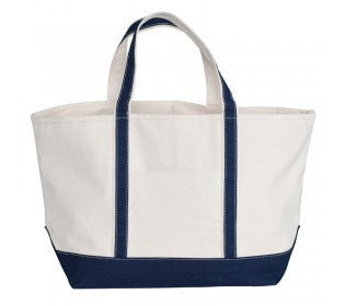 boat tote - navy