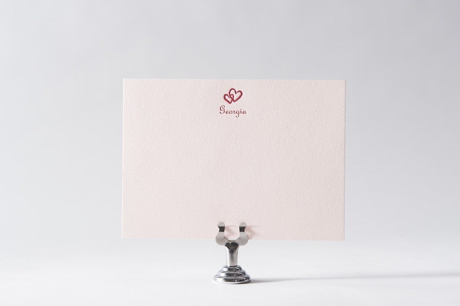 kids hearts stationery