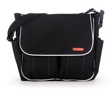 skip hop dash diaper bag - black