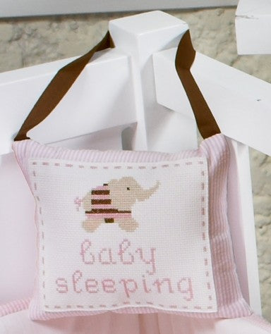embroidered door pillow