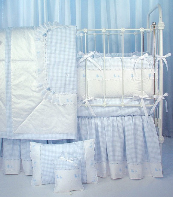 blauen duckling crib bedding