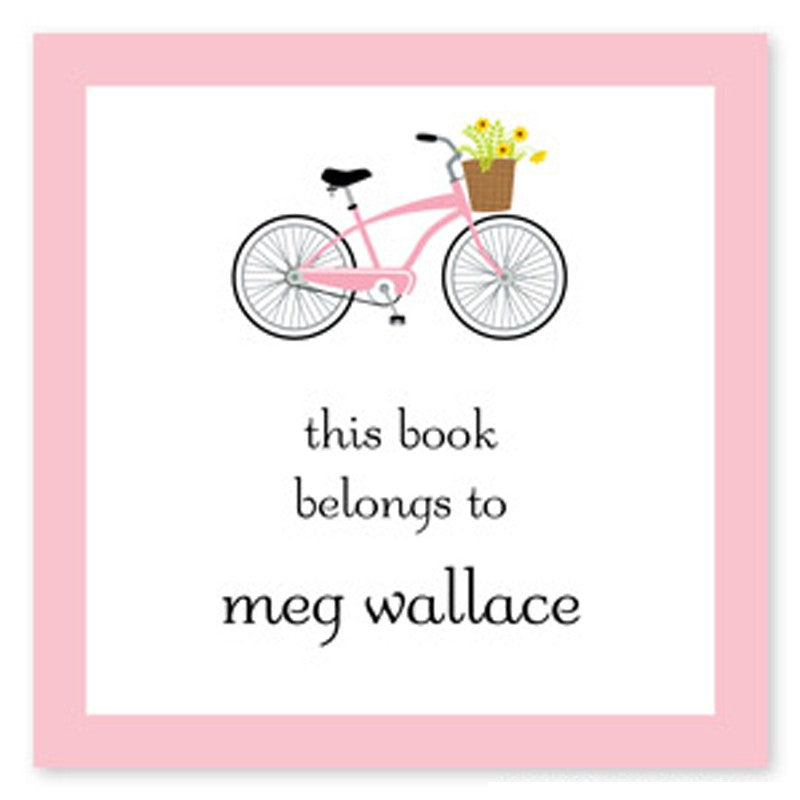 boatman geller bicycle square sticker