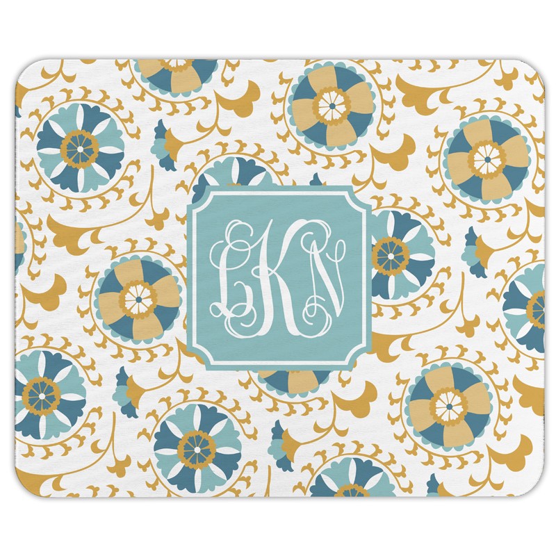 boatman geller suzani gold mouse pad