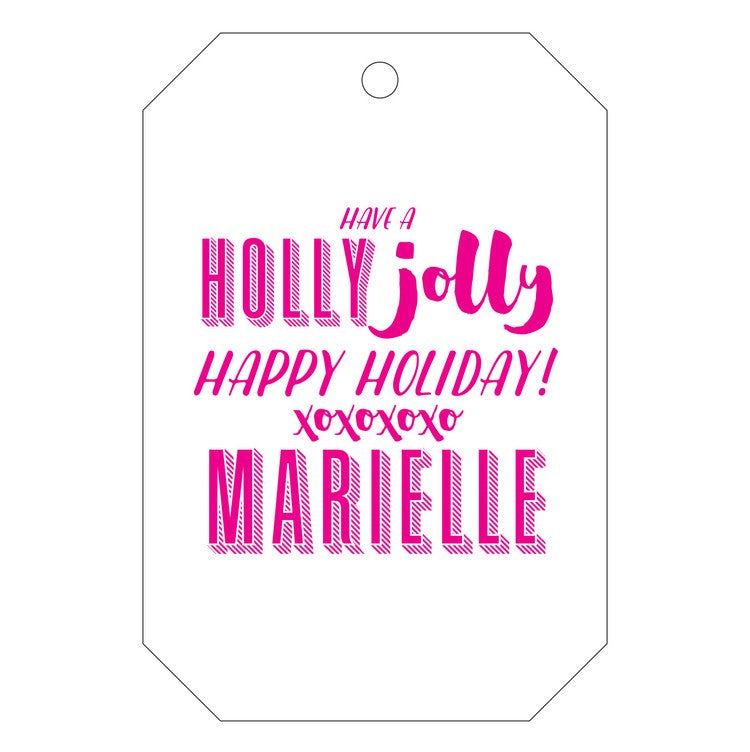 haute papier letterpress gift tag t73