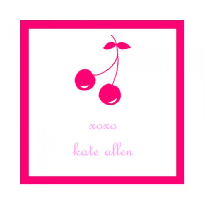 cherry baby gift stickers