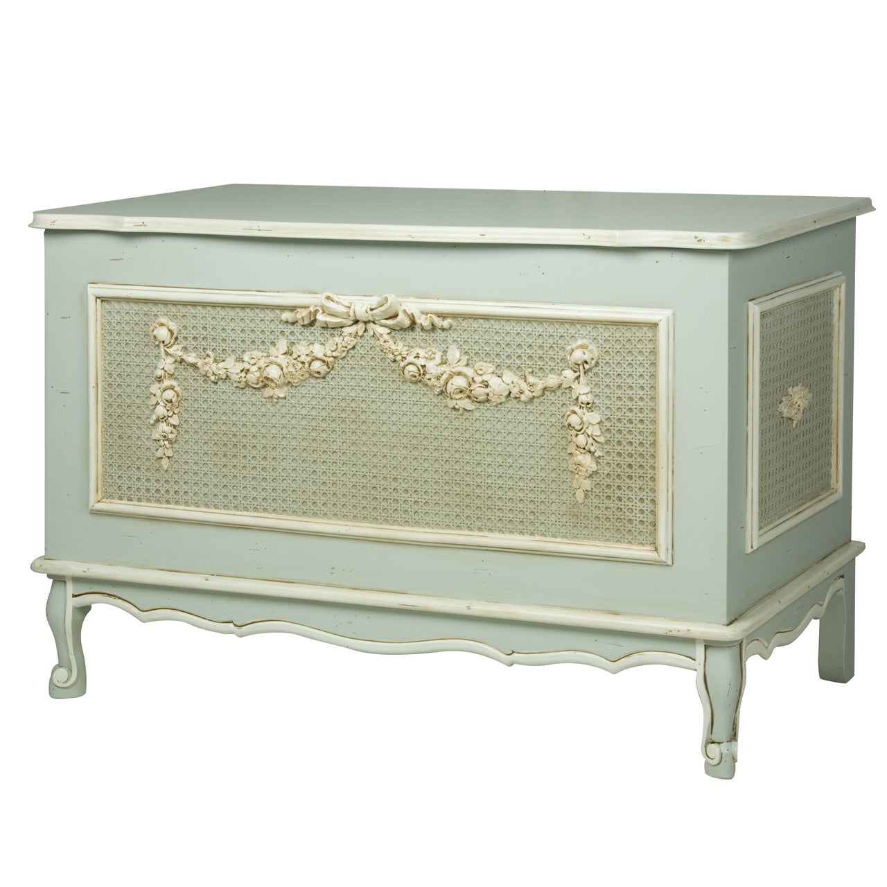 French Toy Chest Provence Blue