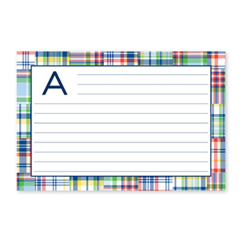 boatman geller greek key band pink recipe card