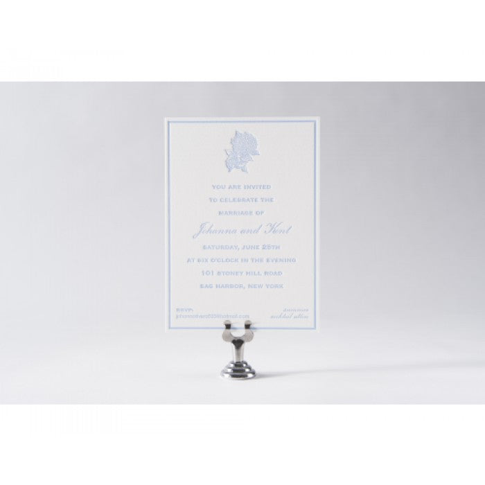 catch the bouquet engagement party card