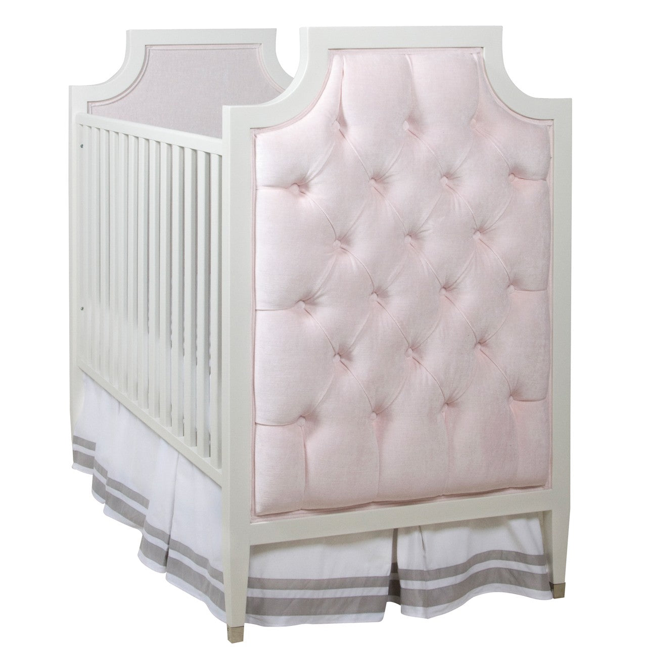 gramercy crib - brussels pink