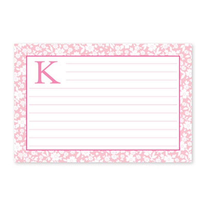 boatman geller greek key navy recipe card