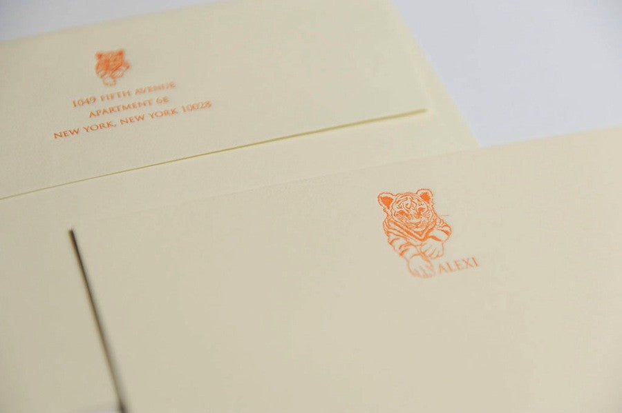 tiger cub kids stationery