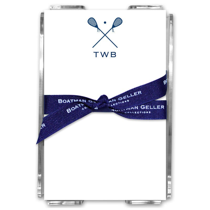 boatman geller lacrosse acrylic note sheets