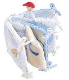 blue mini bed bumper book by kaloo